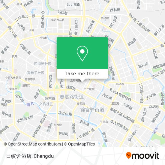 日缤舍酒店 map