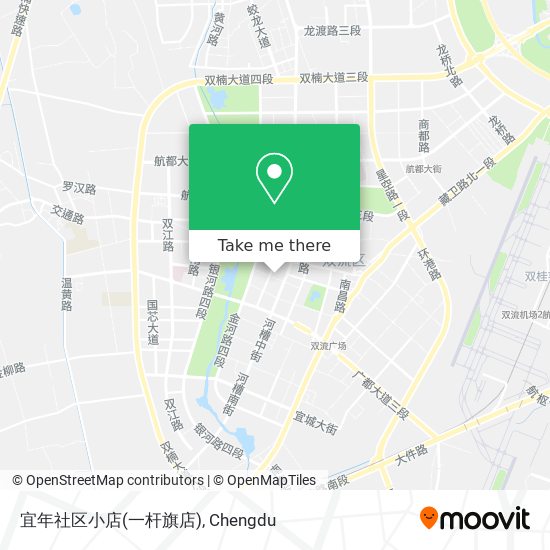 宜年社区小店(一杆旗店) map