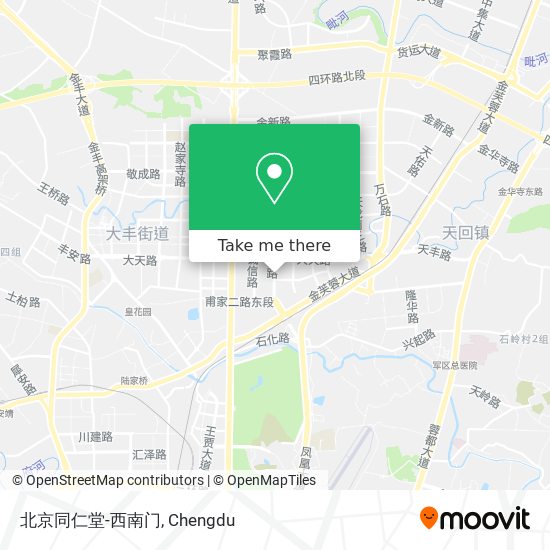 北京同仁堂-西南门 map