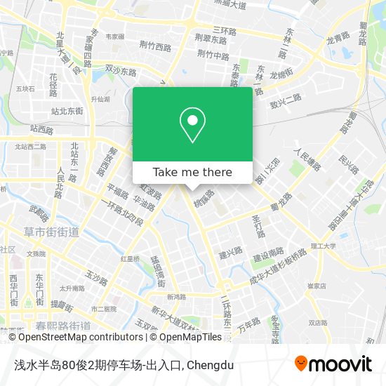 浅水半岛80俊2期停车场-出入口 map