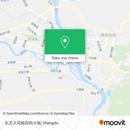 生态大花鲢自助火锅 map