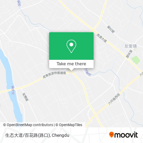 生态大道/百花路(路口) map