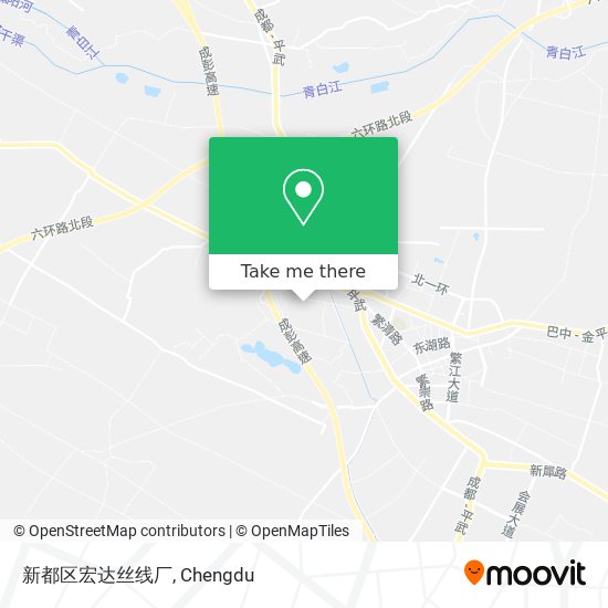 新都区宏达丝线厂 map