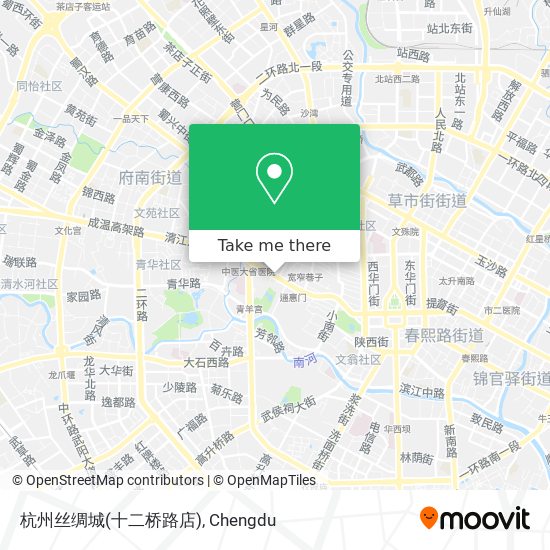 杭州丝绸城(十二桥路店) map