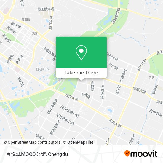 百悦城MOCO公馆 map