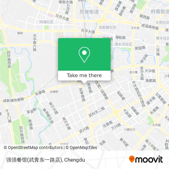 强强餐馆(武青东一路店) map