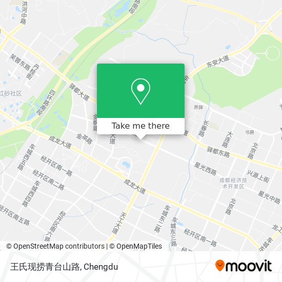 王氏现捞青台山路 map