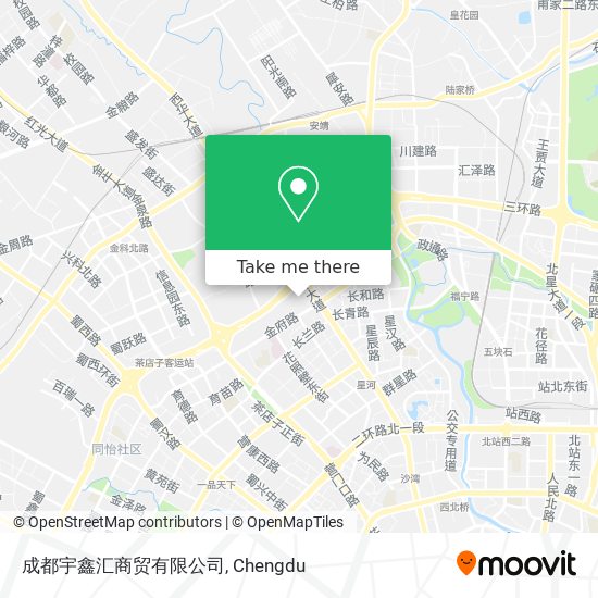 成都宇鑫汇商贸有限公司 map