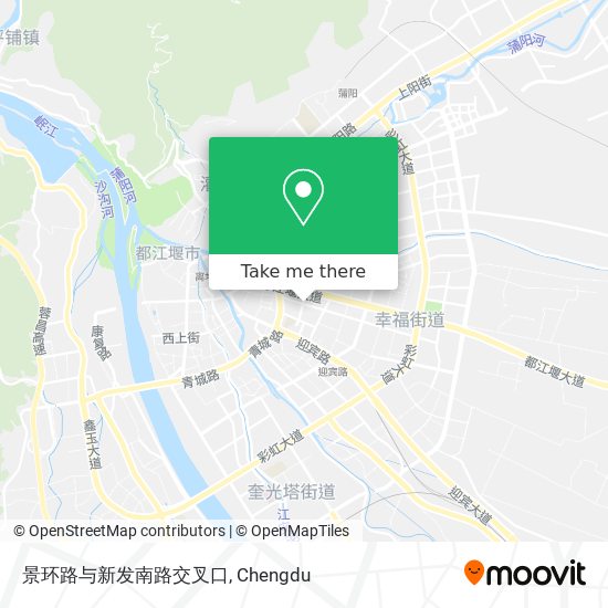 景环路与新发南路交叉口 map