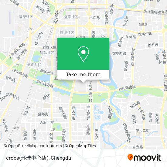 crocs(环球中心店) map