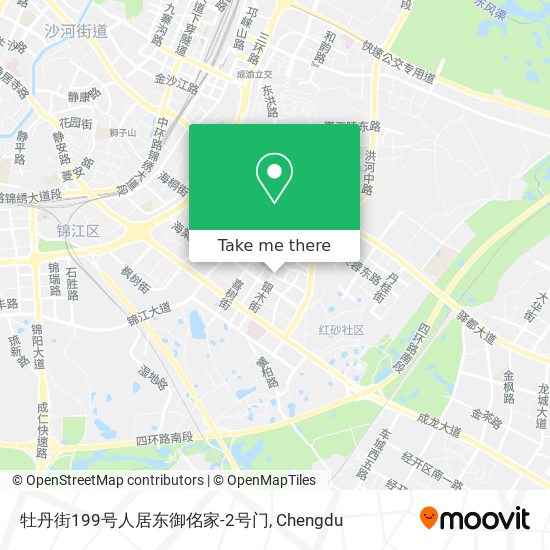牡丹街199号人居东御佲家-2号门 map