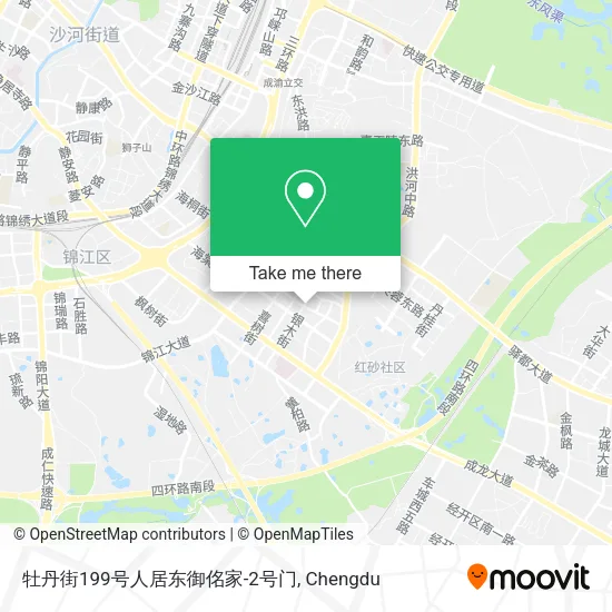 牡丹街199号人居东御佲家-2号门 map