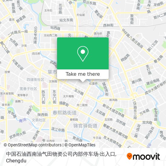 中国石油西南油气田物资公司内部停车场-出入口 map