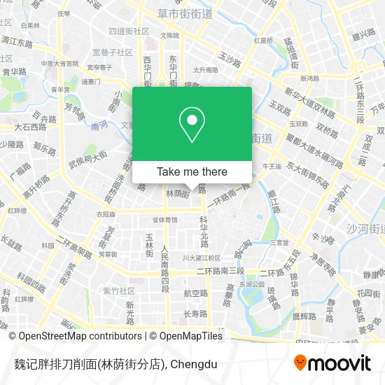 魏记胖排刀削面(林荫街分店) map