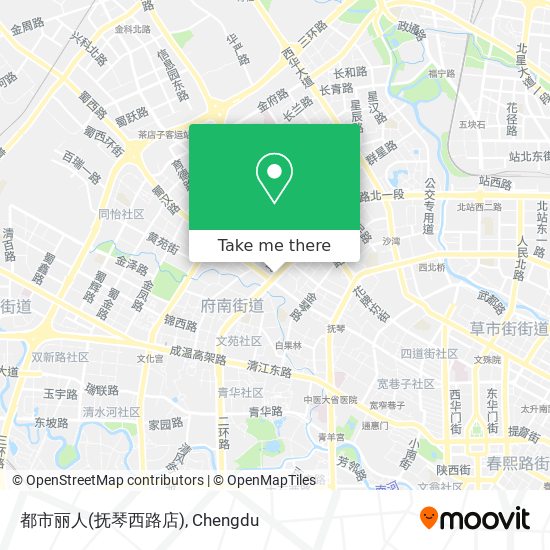 都市丽人(抚琴西路店) map
