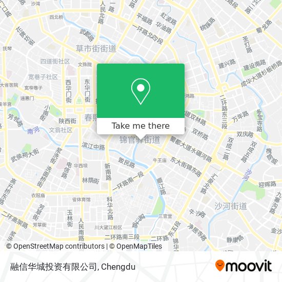 融信华城投资有限公司 map