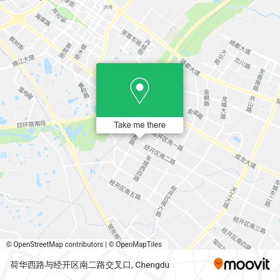 荷华西路与经开区南二路交叉口 map