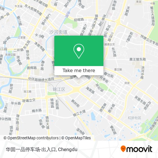 华固一品停车场-出入口 map