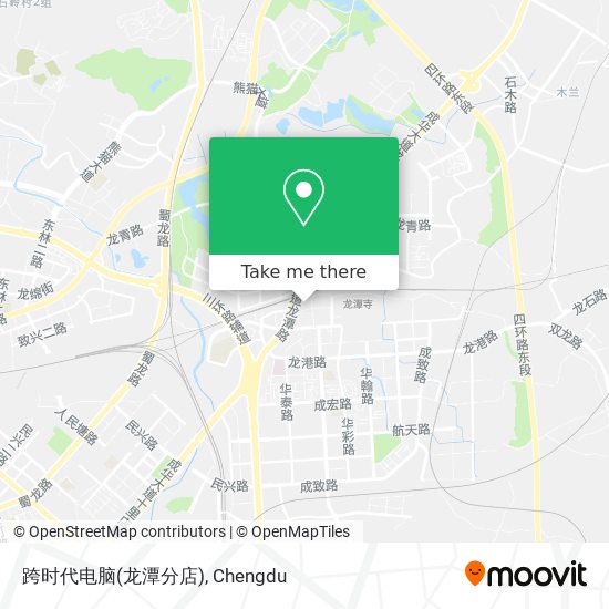 跨时代电脑(龙潭分店) map