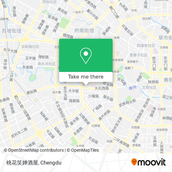 桃花笑婵酒屋 map