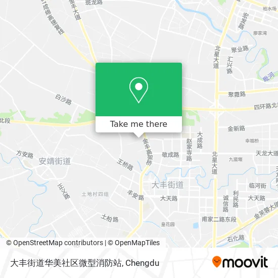 大丰街道华美社区微型消防站 map