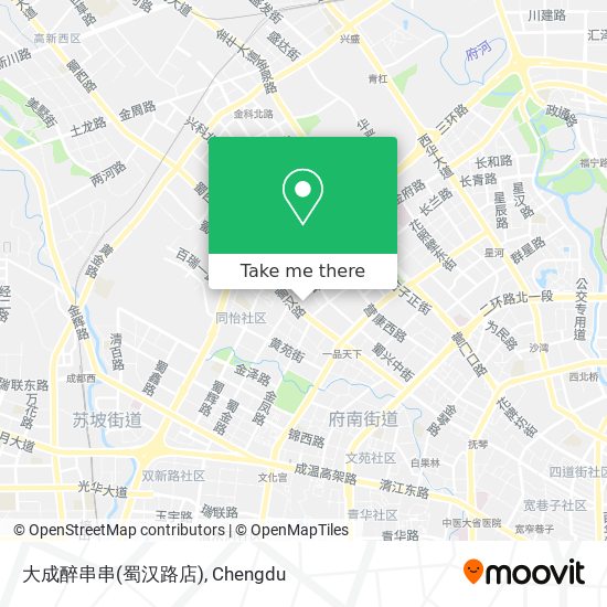 大成醉串串(蜀汉路店) map