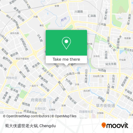 蜀大侠盛世老火锅 map