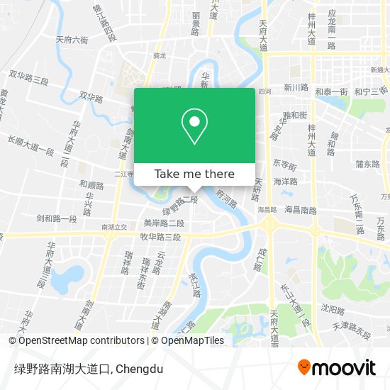 绿野路南湖大道口 map