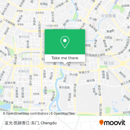 蓝光·凯丽香江-东门 map