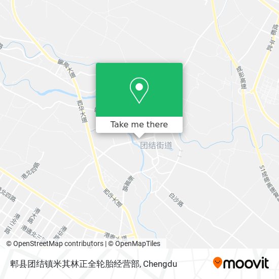 郫县团结镇米其林正全轮胎经营部 map
