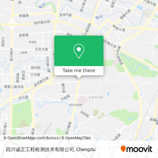 四川诚正工程检测技术有限公司 map