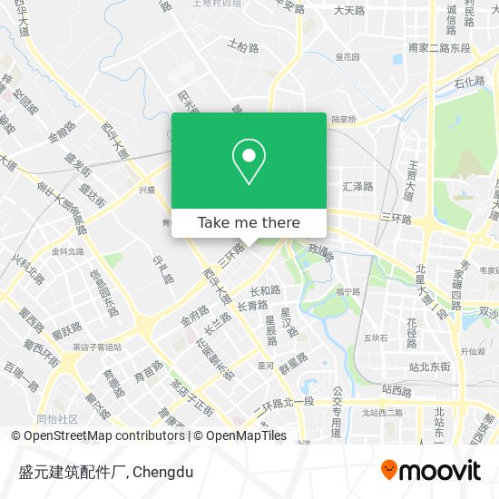盛元建筑配件厂 map