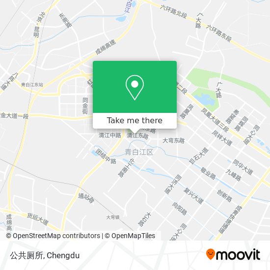 公共厕所 map