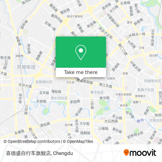 喜德盛自行车旗舰店 map