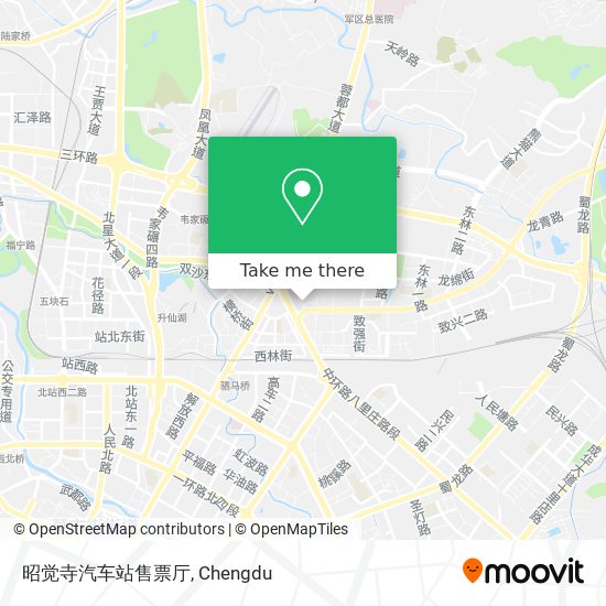 昭觉寺汽车站售票厅 map