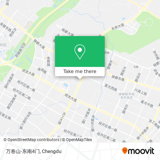 万卷山-东南4门 map