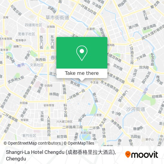 Shangri-La Hotel Chengdu (成都香格里拉大酒店) map