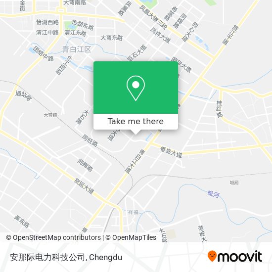 安那际电力科技公司 map