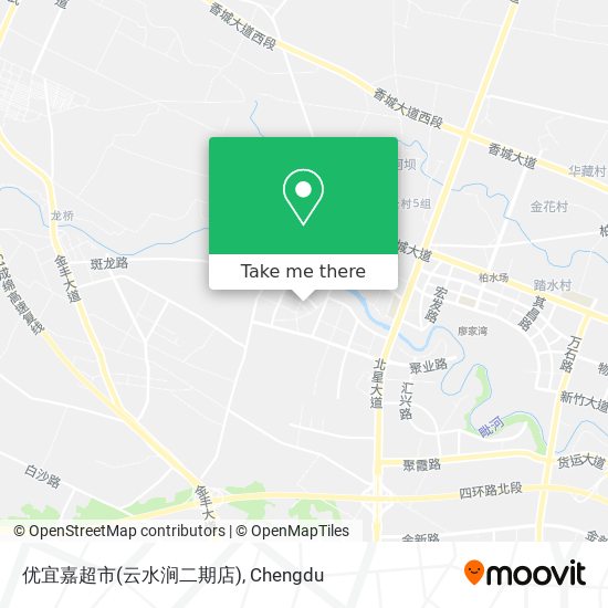 优宜嘉超市(云水涧二期店) map