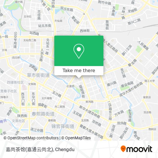 嘉尚茶馆(嘉通云尚北) map