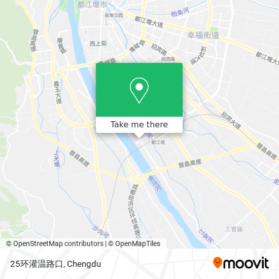 25环灌温路口 map