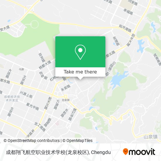 成都翔飞航空职业技术学校(龙泉校区) map