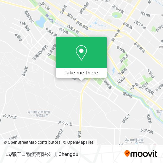 成都广日物流有限公司 map