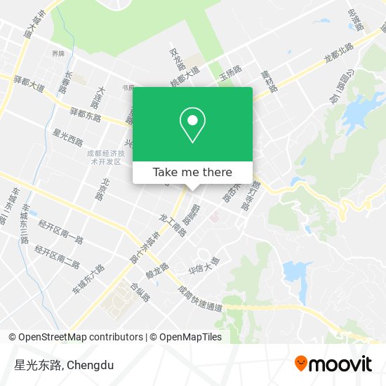星光东路 map