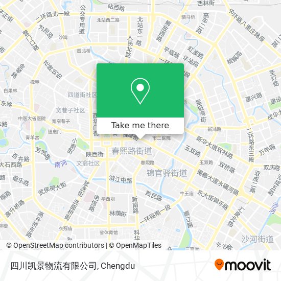 四川凯景物流有限公司 map