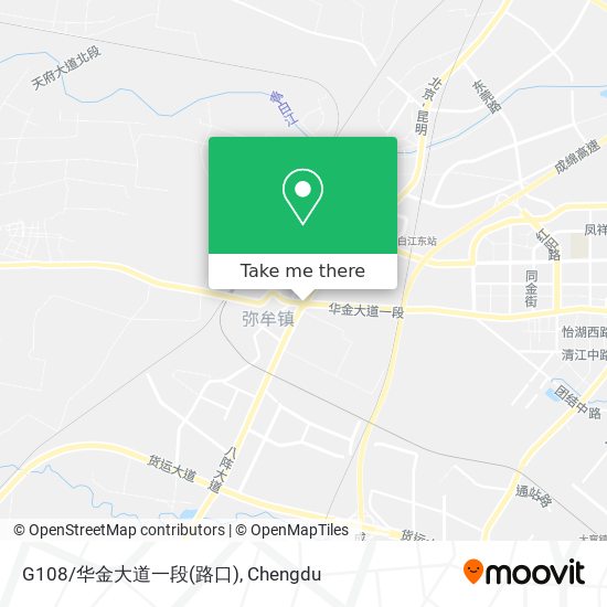 G108/华金大道一段(路口) map