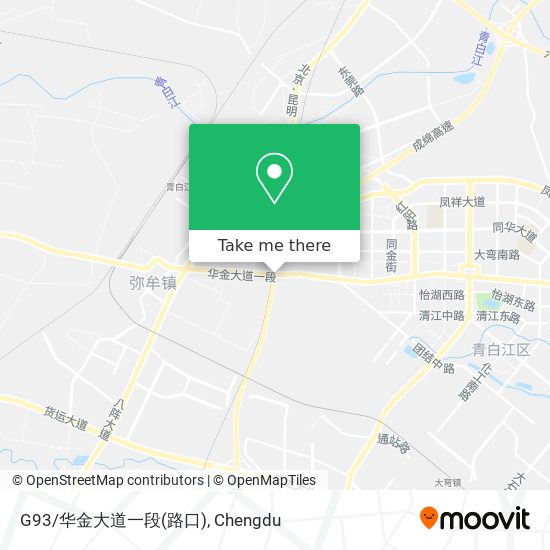 G93/华金大道一段(路口) map