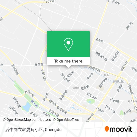 后牛制衣家属院小区 map