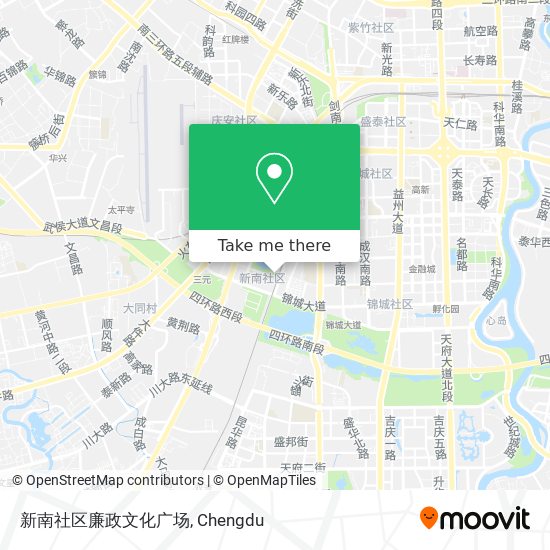 新南社区廉政文化广场 map