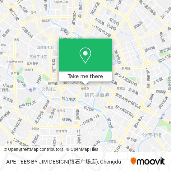 APE TEES BY JIM DESIGN(银石广场店) map